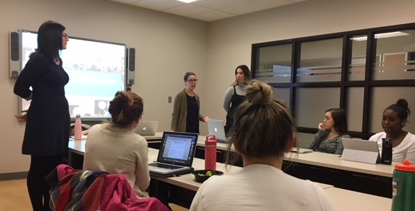 Linley, Alex, Romina workshop global literacies